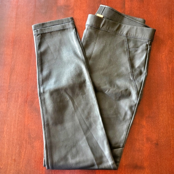 Free People Vegan Leather Leggings In Size 30 - Picture 3 of 6